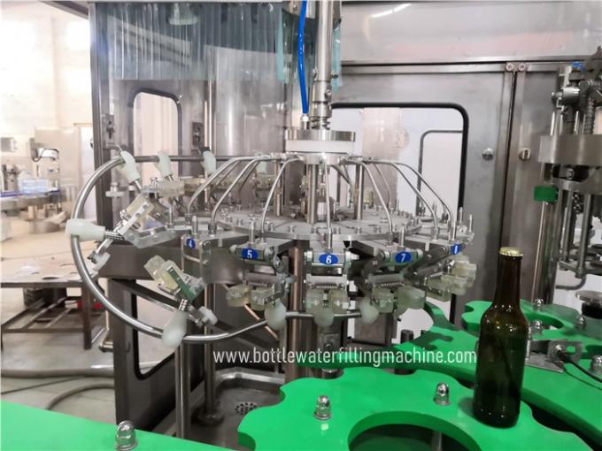 Rinser Filler Cacpper 1000bph ขวดนมแก้วเครื่องบรรจุโซดา 2
