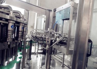 Automatic Carbonated Water Filling Machine , Glass Bottles Soda Bottling Equipment