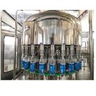 PLC HMI Control Water Bottle Filling Machine For 250-2000ml Bottle Size