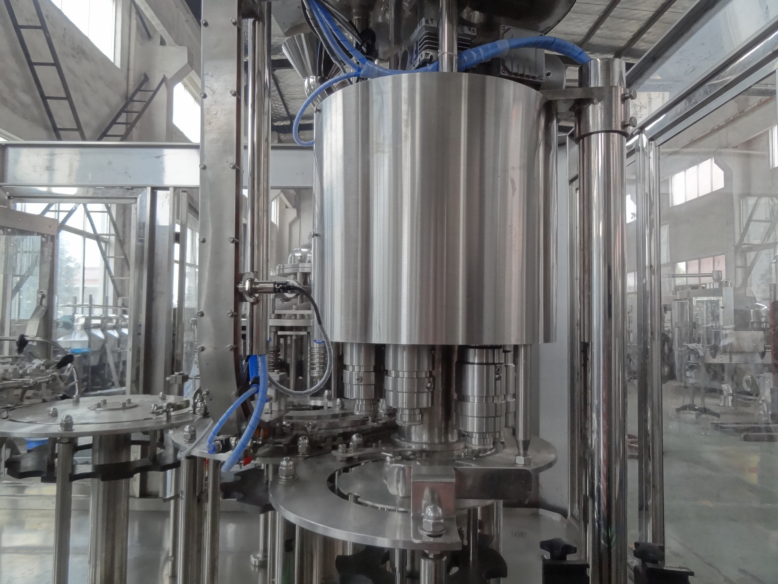 Bottle Washing Filling Capping Juice Filling Machine FOR Flowing Liquid CE SGS