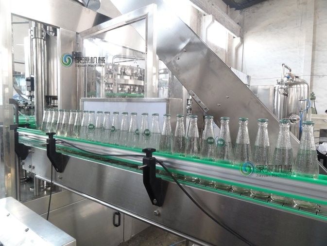 Carbonated Drink Automatic Glass Bottle Filling Machine 8000BPH with Crown Cap 5
