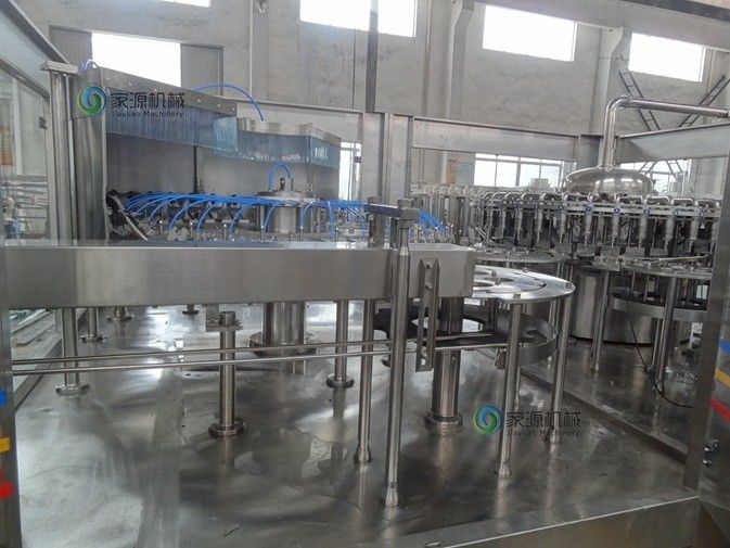 Auto 3000kg SUS304 3in1 Glass Bottle Filling Machine 6000bph  PCl Control 0